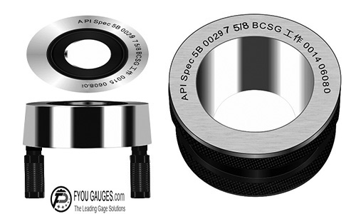 API Spec5B Buttress Casing Working Smooth Taper Plug &Ring Gauges785 ...